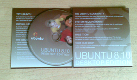 ubuntu 8.10CD封面图